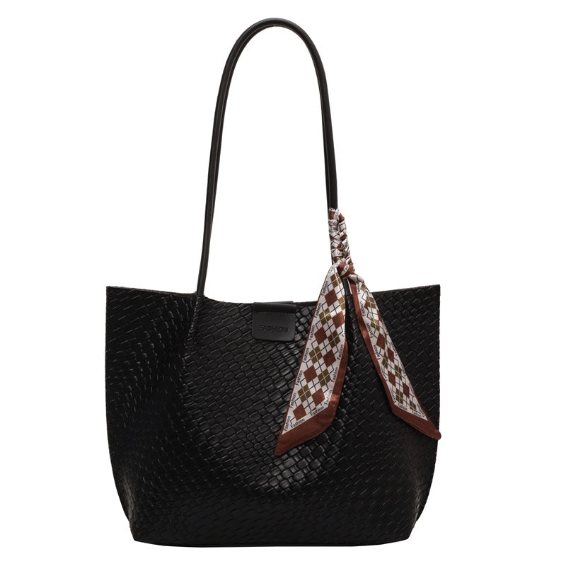 Senior Sense Commuter Large Capacity Bag Female New Fashion Retro All-In-One Shoulder Bag Air Tote Bag