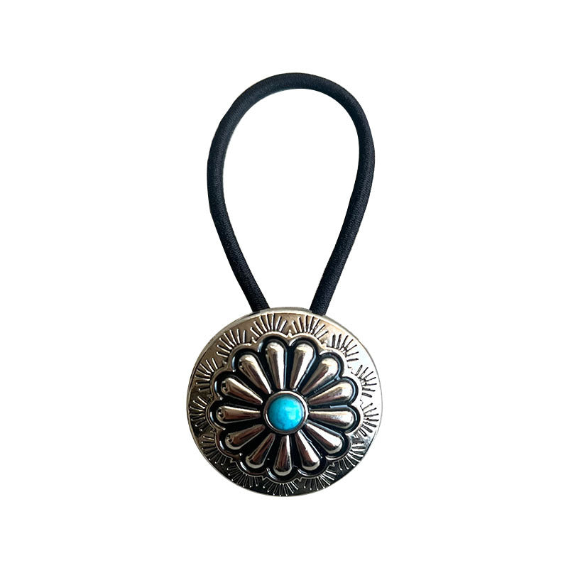 Turquoise Round Shape Hair Rope