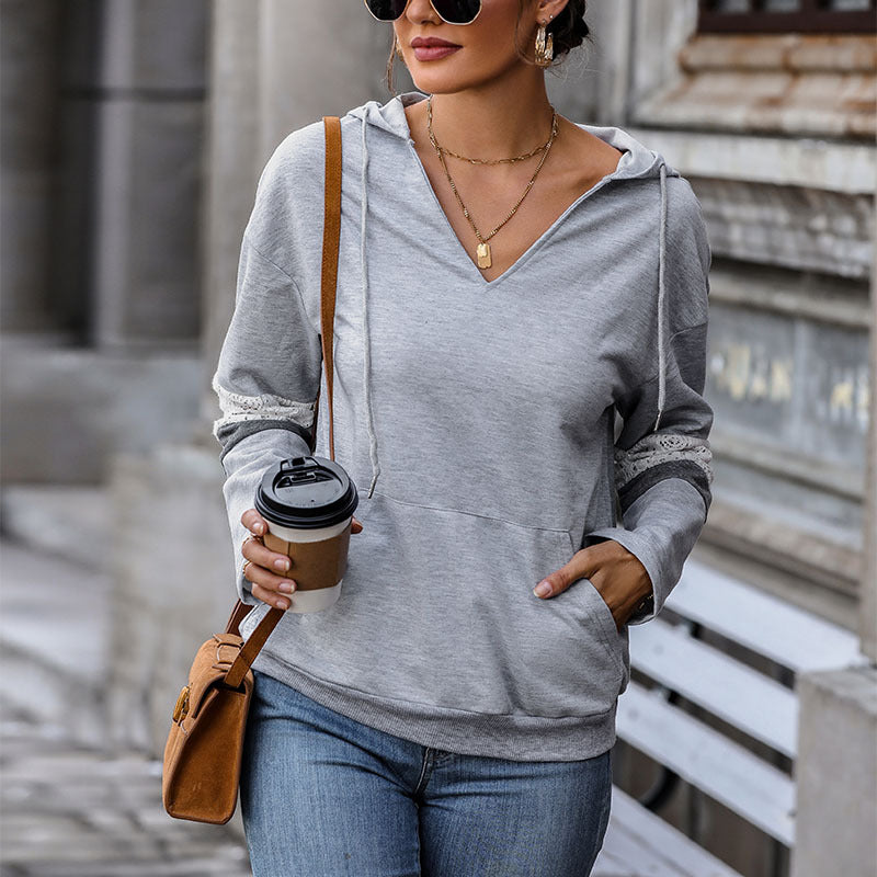 Autumn New Fashion Women's Long-Sleeved Hoodie