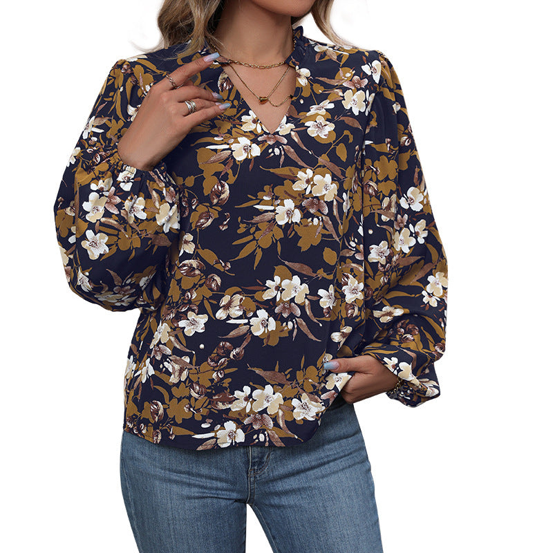 Autumn New Women's Long-Sleeved Vintage Shirt