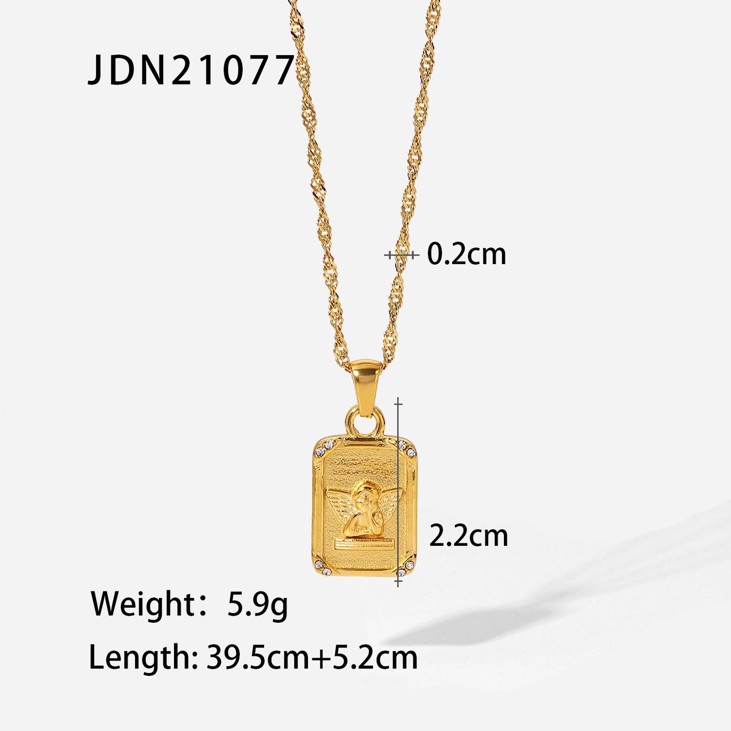 5pcs Niche Design Coin Round Brand Necklace Cold All Match Retro Temperament Personality Sweater Chain Female