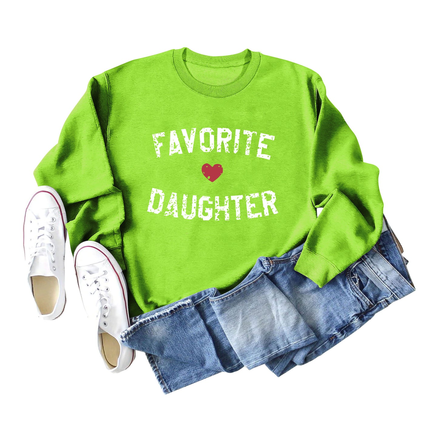 Favorite Daughter Letters Autumn And Winter Casual Clothing