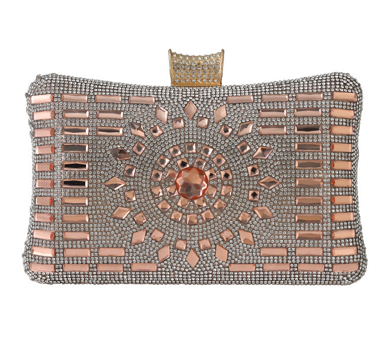 New Sunflower And Diamond Dinner Bag Ladies Banquet Bag Holding A Socialite Dress Evening Bag Female Bag