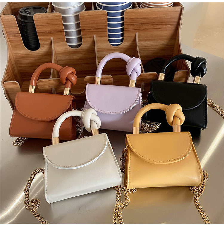 Small Female Spring Summer Fashion Small Square Bag Simple Shoulder Crossbody Bag Texture Shoulder Bag