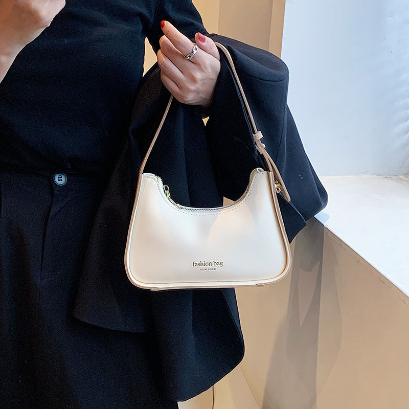 Texture Niche Bag New Female Bag Popular All-In-One Shoulder Underarm Bag Fashion Handbag