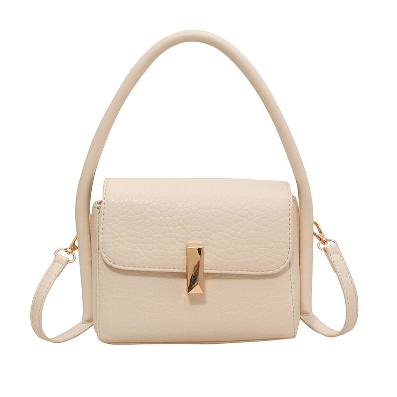 Popular Small Bag Female New Fashion All-In-One Single Shoulder Crossbody Bag Texture Retro Hand Bag Small Square
