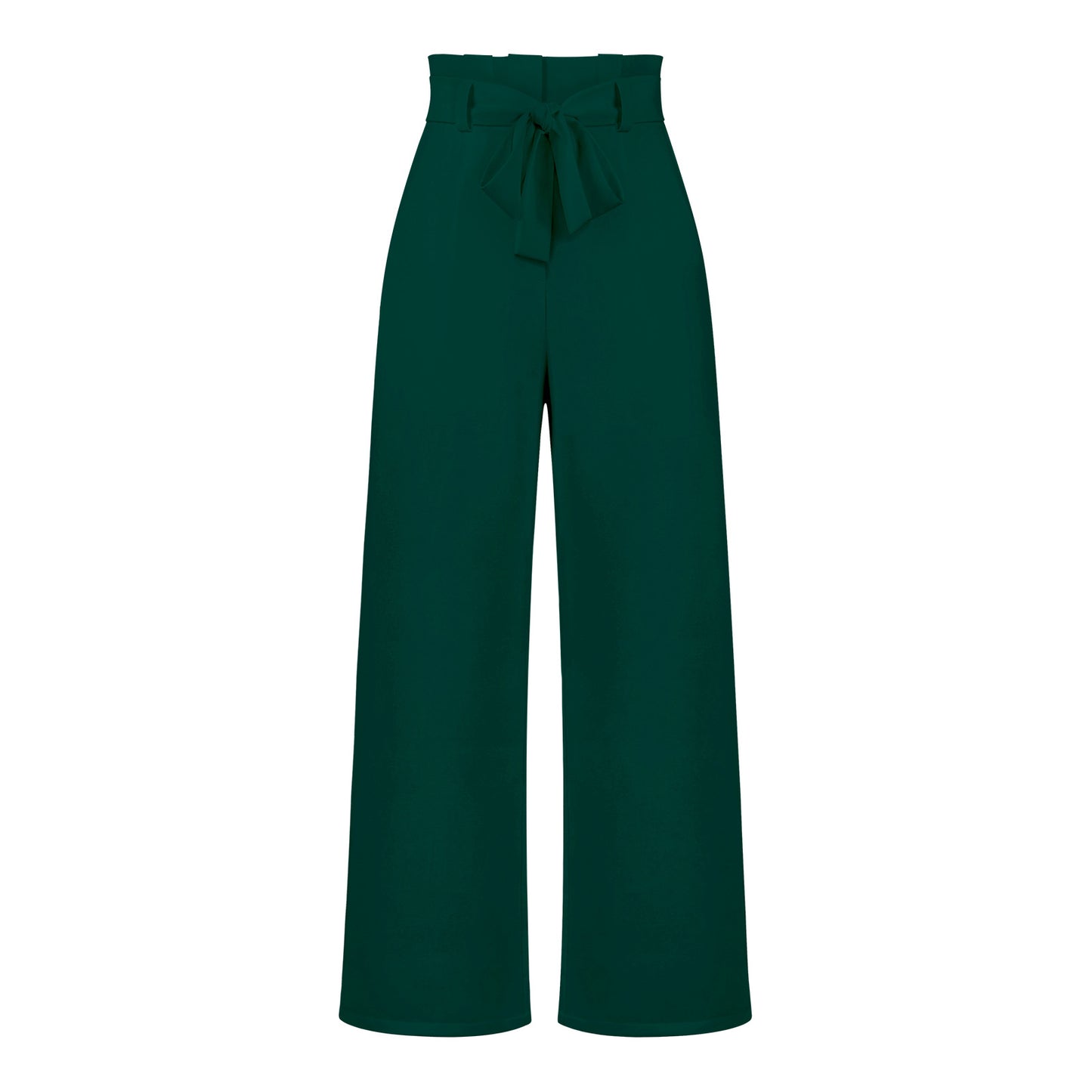 Fashion New Workplace Women's Pants Casual Wide Leg Pants With Belt Temperament Commuter Pants Summer
