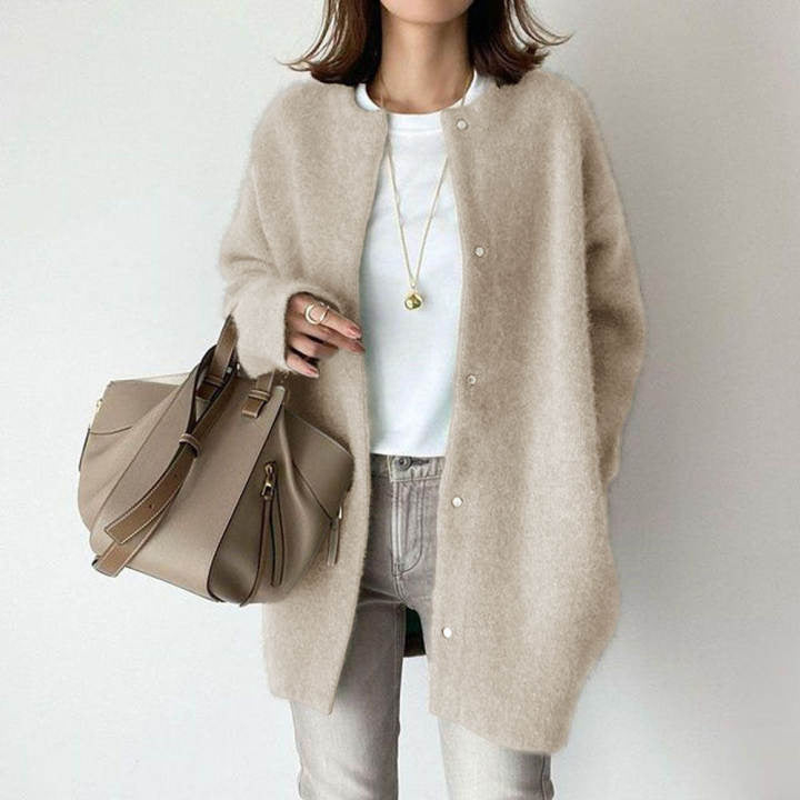 9 Colors Autumn New Super Soft Knit Coat Slim Design Sense Of The Minority Loose Woolen Coat Woman