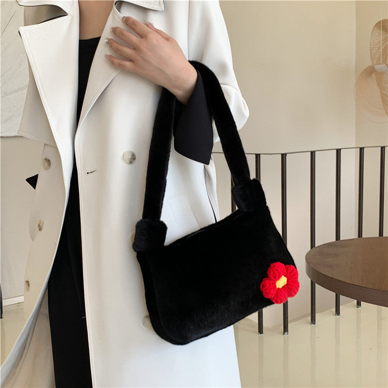 New Fashion Fluffy Handbag - The Perfect Accessory for Autumn and Winter Fashion