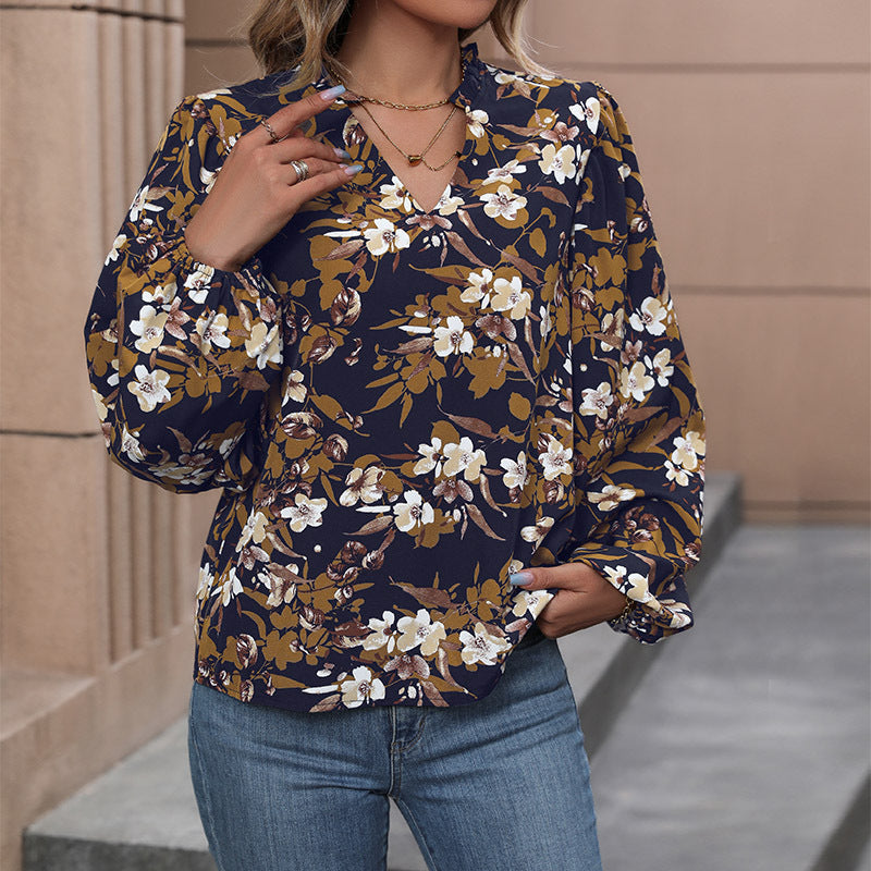 Autumn New Women's Long-Sleeved Vintage Shirt