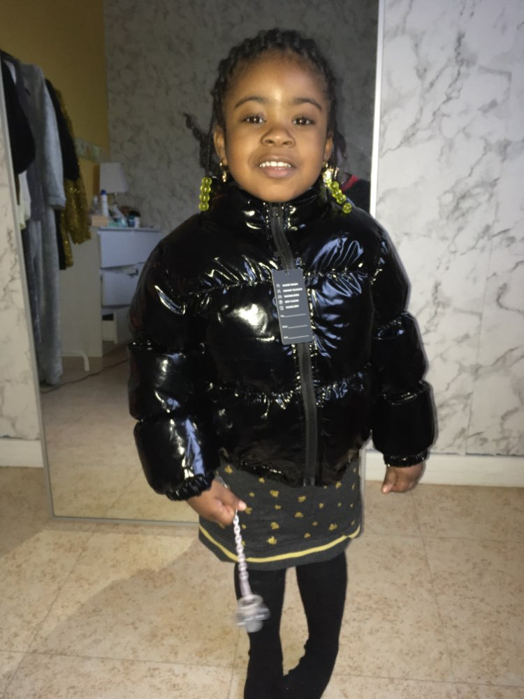 Children's Cotton-Padded Winter New Children's Wool-Collar Cotton-Padded Jacket For Boys And Girls