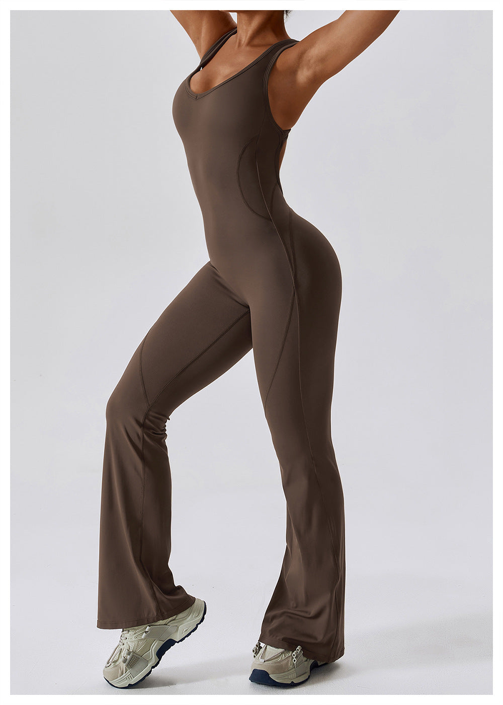 Quick Dry Tight Yoga Dress Dance Sports Fitness Dress Hip Lift Belly Micro La One-Piece Yoga Dress