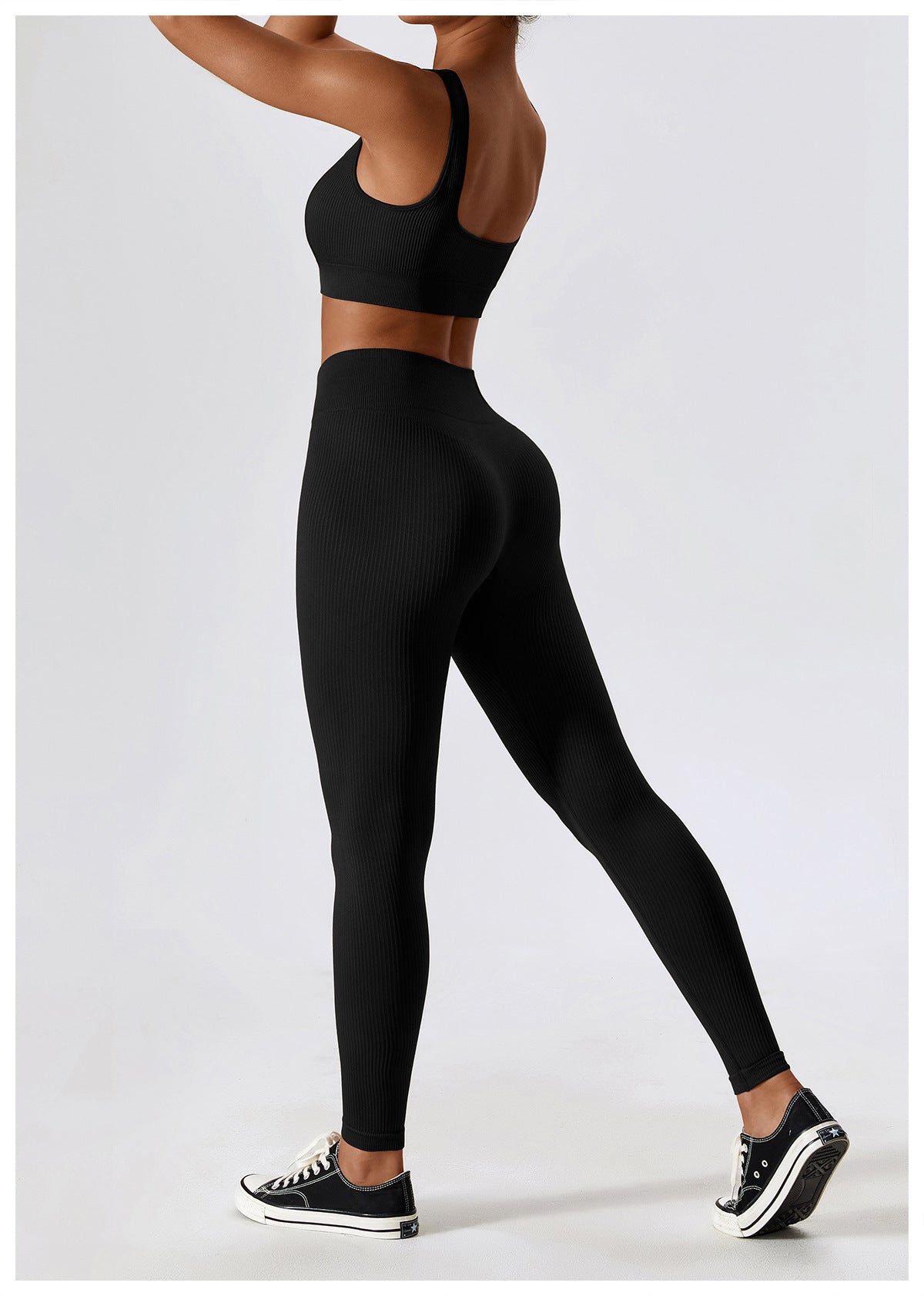 Seamless Yoga Wear Set Running Tight Sports Set Women's Quick Dry High Waist Fitness Wear