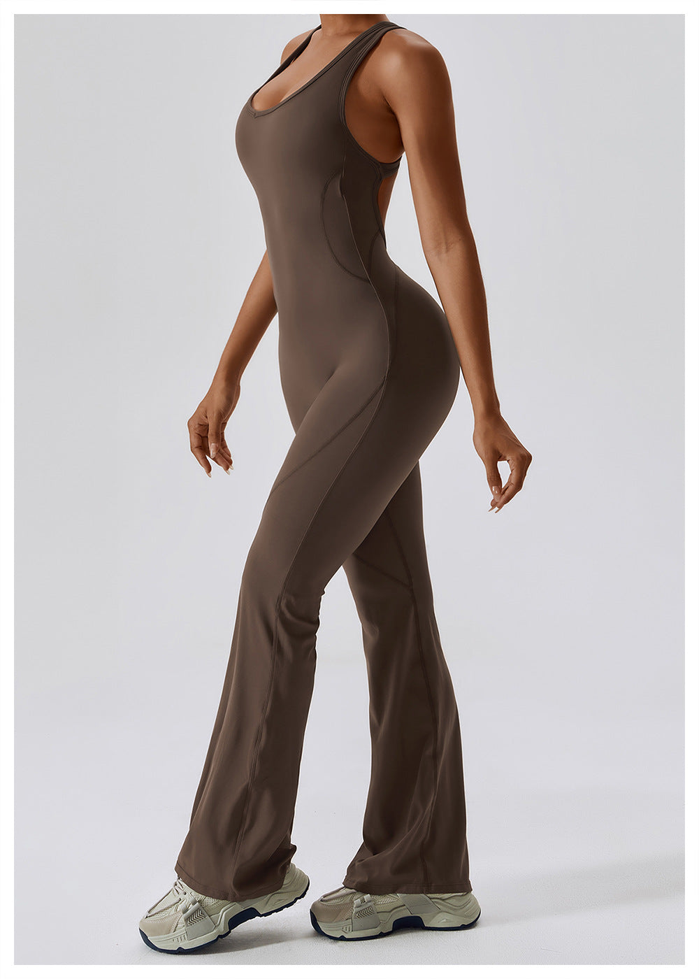 Quick Dry Tight Yoga Dress Dance Sports Fitness Dress Hip Lift Belly Micro La One-Piece Yoga Dress