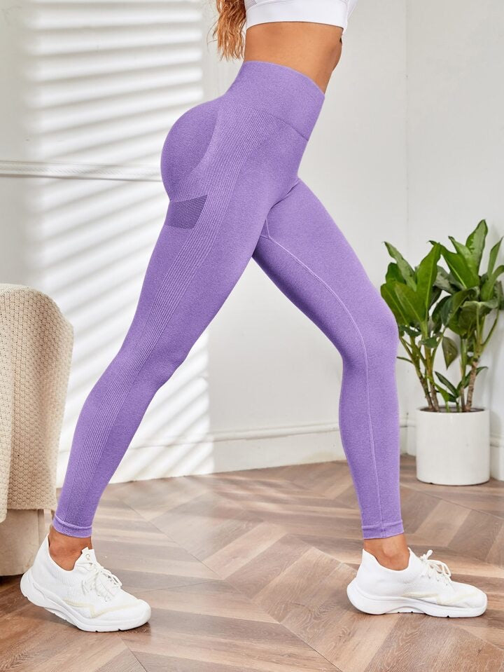 Spring And Summer New Seamless Smiley Peach Butt Training Yoga Pants For Women Sports Running Butt Body Fitness Pants