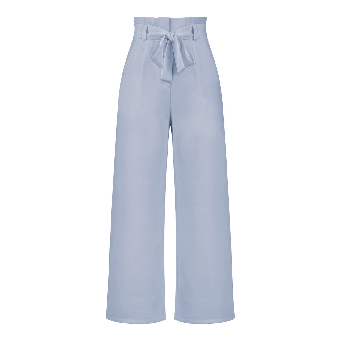 Fashion New Workplace Women's Pants Casual Wide Leg Pants With Belt Temperament Commuter Pants Summer