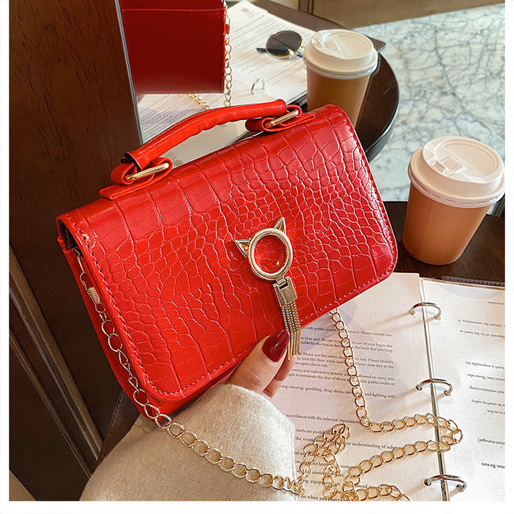 Single Shoulder Crossbody Bag Female Bag New Style Casual Crossbody Bag Chain Version Of Small Square Bag Female Bag