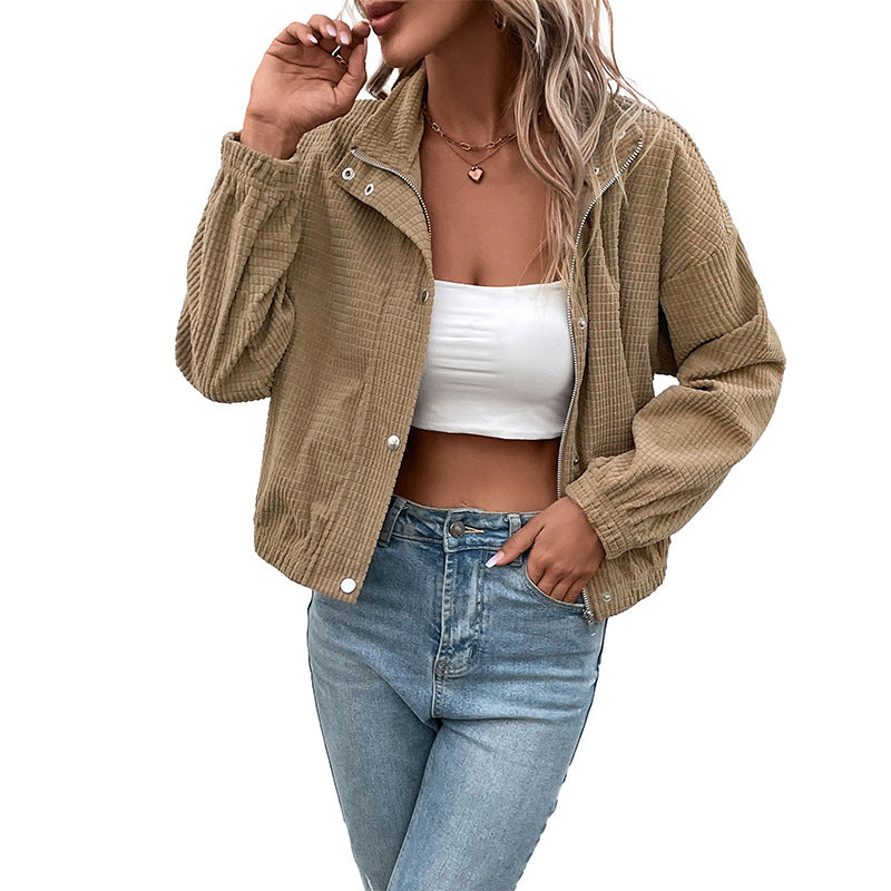 New Autumn And Winter New Women's Corduroy Women's Jacket