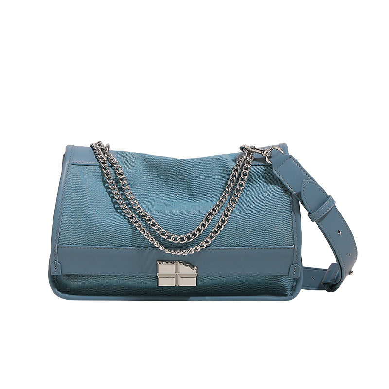 Niche Design Chain Wandering Bag Female New Large-Capacity Single-Shoulder Commuter Messenger Bag Crossbody Tote Bag