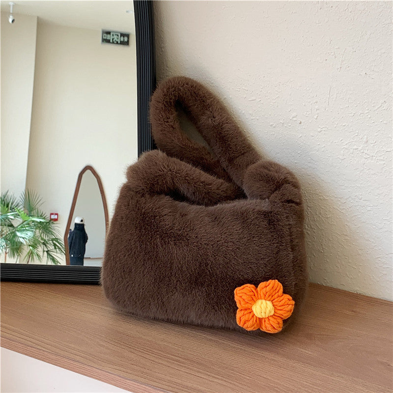 New Fashion Fluffy Handbag - The Perfect Accessory for Autumn and Winter Fashion