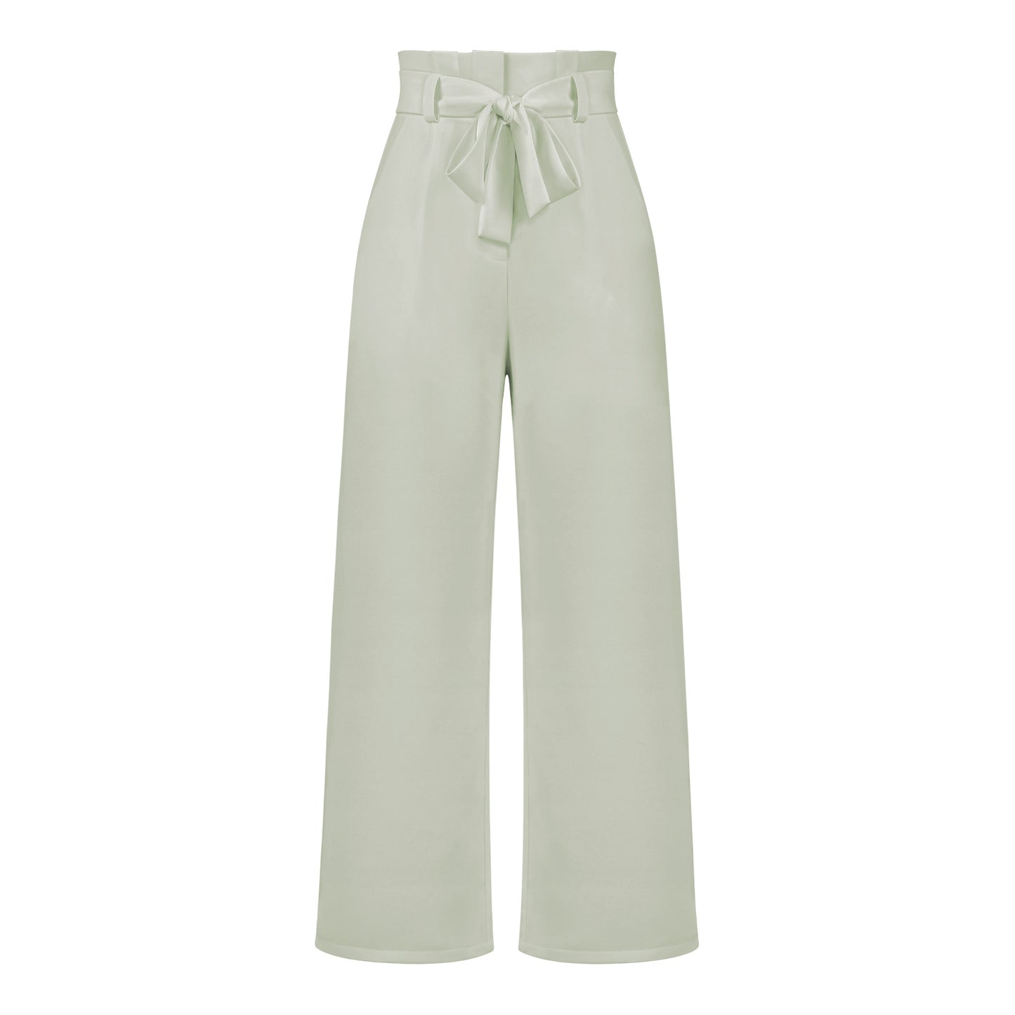 Fashion New Workplace Women's Pants Casual Wide Leg Pants With Belt Temperament Commuter Pants Summer