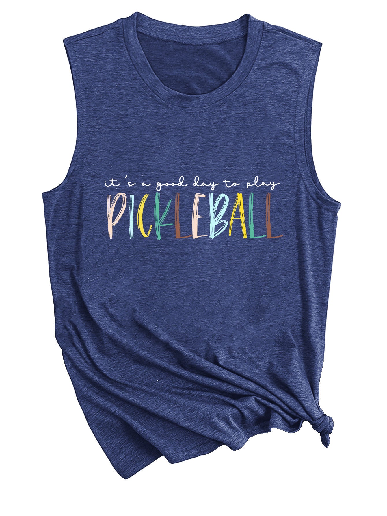 It's A Good Day To Play Letter-Printed Tank Top