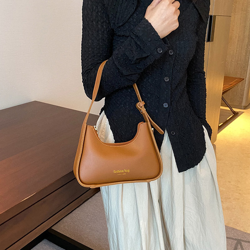 Texture Niche Bag New Female Bag Popular All-In-One Shoulder Underarm Bag Fashion Handbag