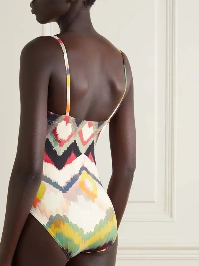 New Gradient Tie-Dye One-Piece Swimsuit For Women