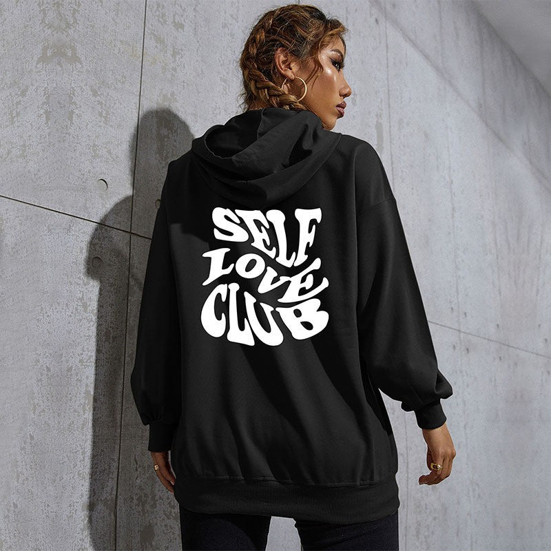New Autumn And Winter Leisure Sports Fashion Hoodie Southeast Asia Women's Letter Printed Hoodie