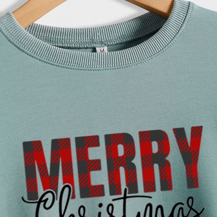 Merry Christmas Fashion Letters Autumn Winter Long Sleeve Ebay Women's Hoodie