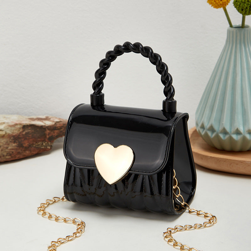 Bag Women New Women's Bag Love Jelly Bag Women's Handbag Single Shoulder Crossbody Bag Mini Bag