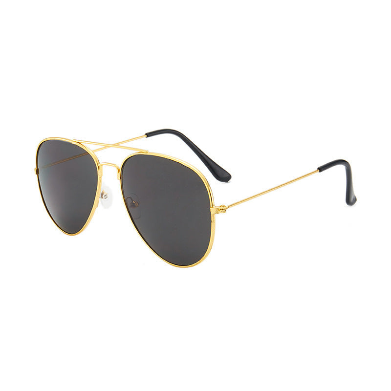5 pairs New Brilliant Sunglasses Full Color Pilot Goggles Metal Sunglasses Sunglasses Stall