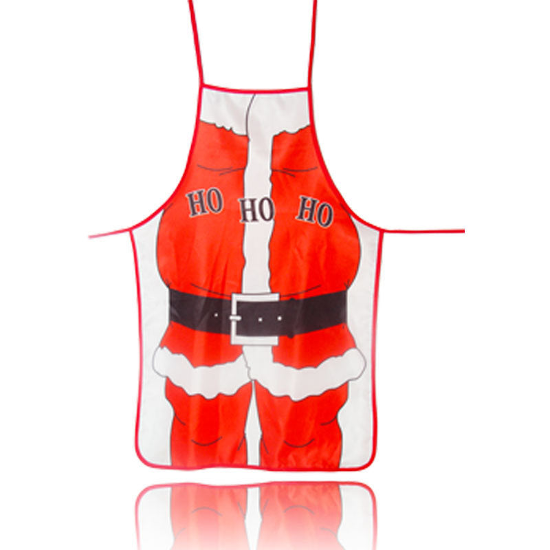 Christmas Apron Decoration Cloth Color Printing Decoration Cartoon Waist Animation Christmas Dress