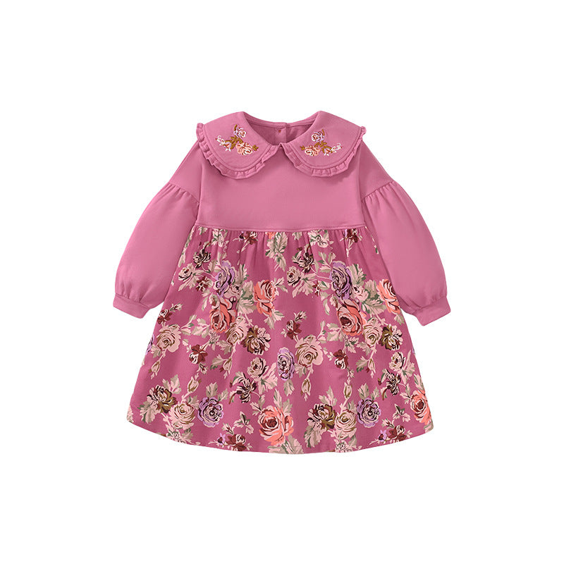 Girls' Dress Fall Children's Dress Cute Little Midget Children's Dress