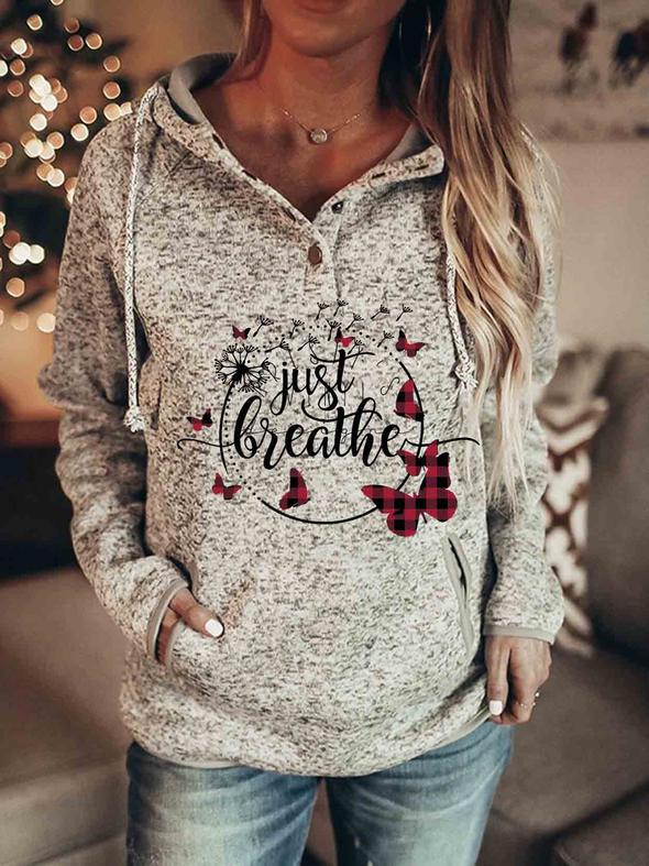 New Female Hoodie Large Size Christmas Print Hoodie