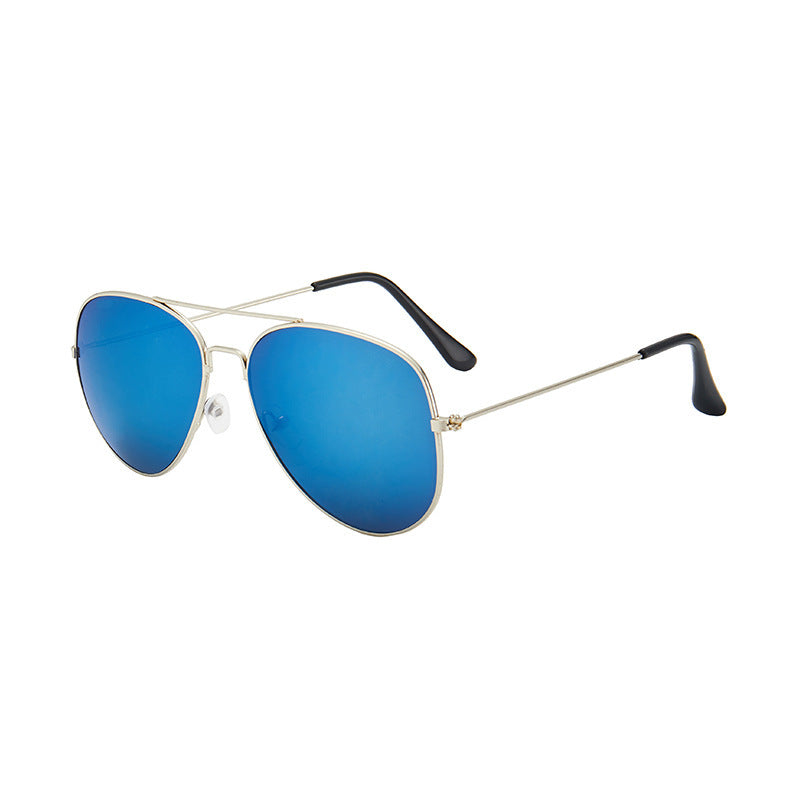 5 pairs New Brilliant Sunglasses Full Color Pilot Goggles Metal Sunglasses Sunglasses Stall