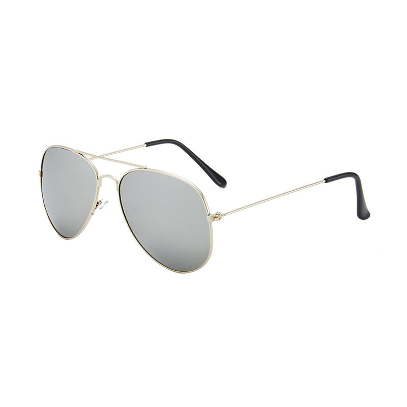 5 pairs New Brilliant Sunglasses Full Color Pilot Goggles Metal Sunglasses Sunglasses Stall