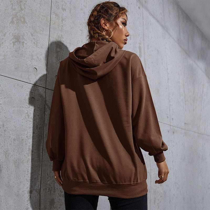 New Autumn And Winter Leisure Sports Hoodie Southeast Asia Women's Butterfly Print Hoodie