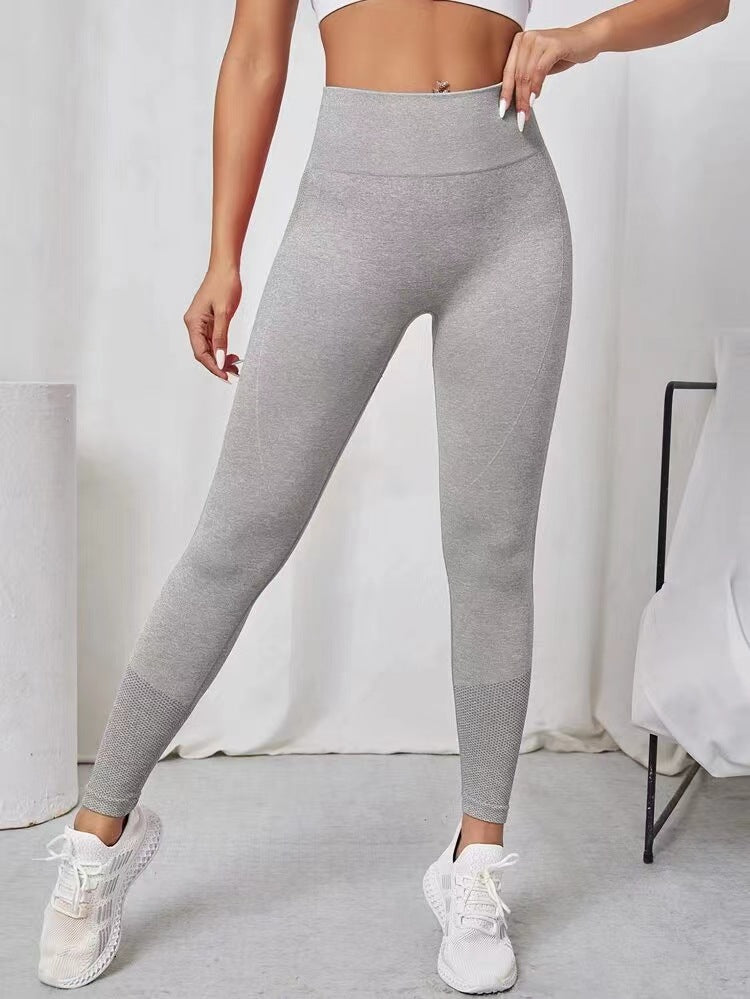 Seamless Dots Peach Butt Yoga Pants Women's High-Waisted Hip Lift Peach Tight Sweatpants