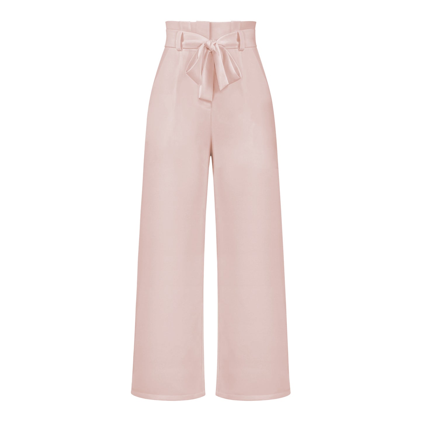 Fashion New Workplace Women's Pants Casual Wide Leg Pants With Belt Temperament Commuter Pants Summer