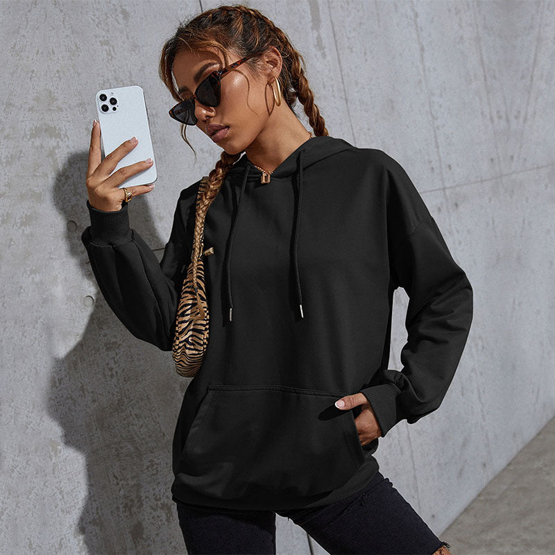 New Autumn And Winter Leisure Sports Fashion Hoodie Southeast Asia Women's Letter Printed Hoodie