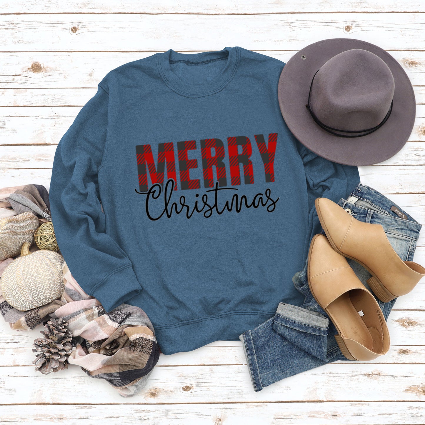 Merry Christmas Fashion Letters Autumn Winter Long Sleeve Ebay Women's Hoodie