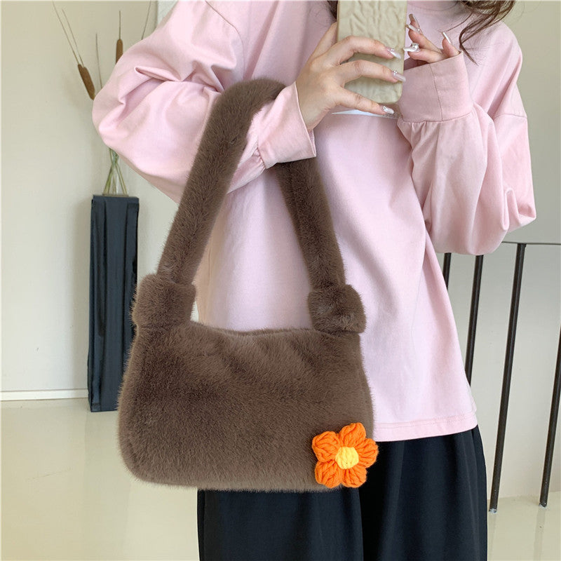 New Fashion Fluffy Handbag - The Perfect Accessory for Autumn and Winter Fashion