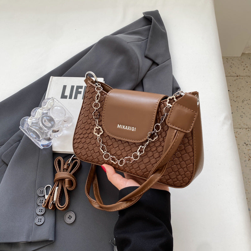 Popular Bag Female Autumn And Winter New Niche Pop Single Shoulder Crossbody Female Bag Fashion All Match Small Square Bag