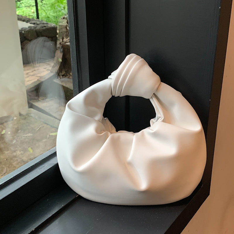 New Niche Small Bag For Women Pleated Hand With Everything Summer Fashion Hand With Ocean Air Cloud Bag