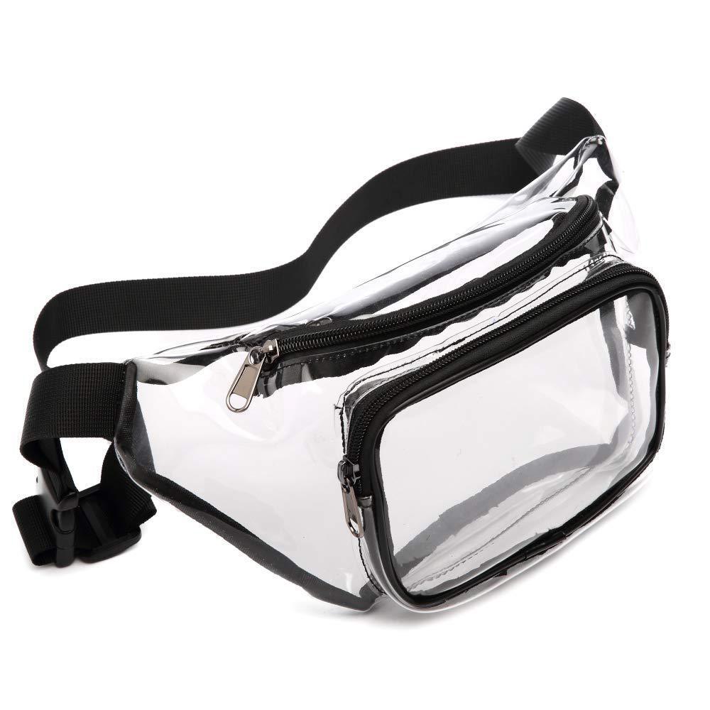 Transparent Pvc Makeup Outer Fashion Fitness Waist Pack Waterproof And Dustproof Leisure Sports Portable Travel Storage Bag