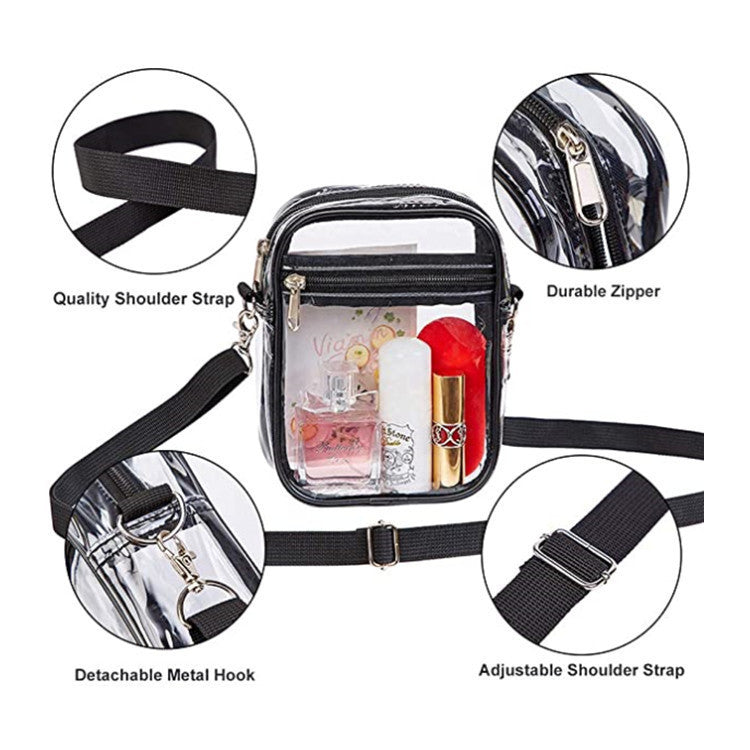 Pvc Multi-Functional Shoulder Bag Travel Fashion Portable Waterproof Gymnasium Large Capacity Shopping Bag