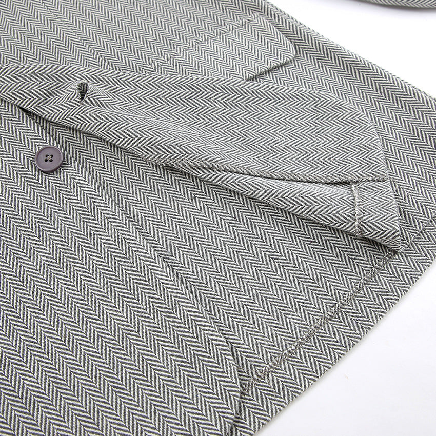Gray Small Suit Loose Woolen Coat New Fall Couture Fashion Women's Top
