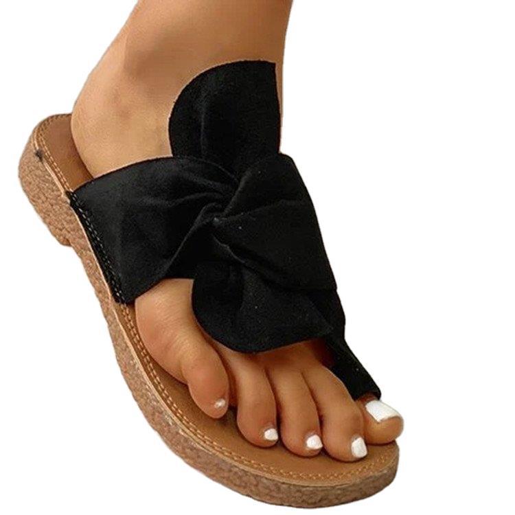 Large Size Slipper Women Flat Set Of Slip Summer New Beef Tendon Sole Women's Shoes