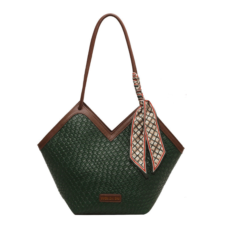 Large Capacity Bag Women New Autumn Premium Sense Commuter Work Shoulder Bag Class Tote Handbag
